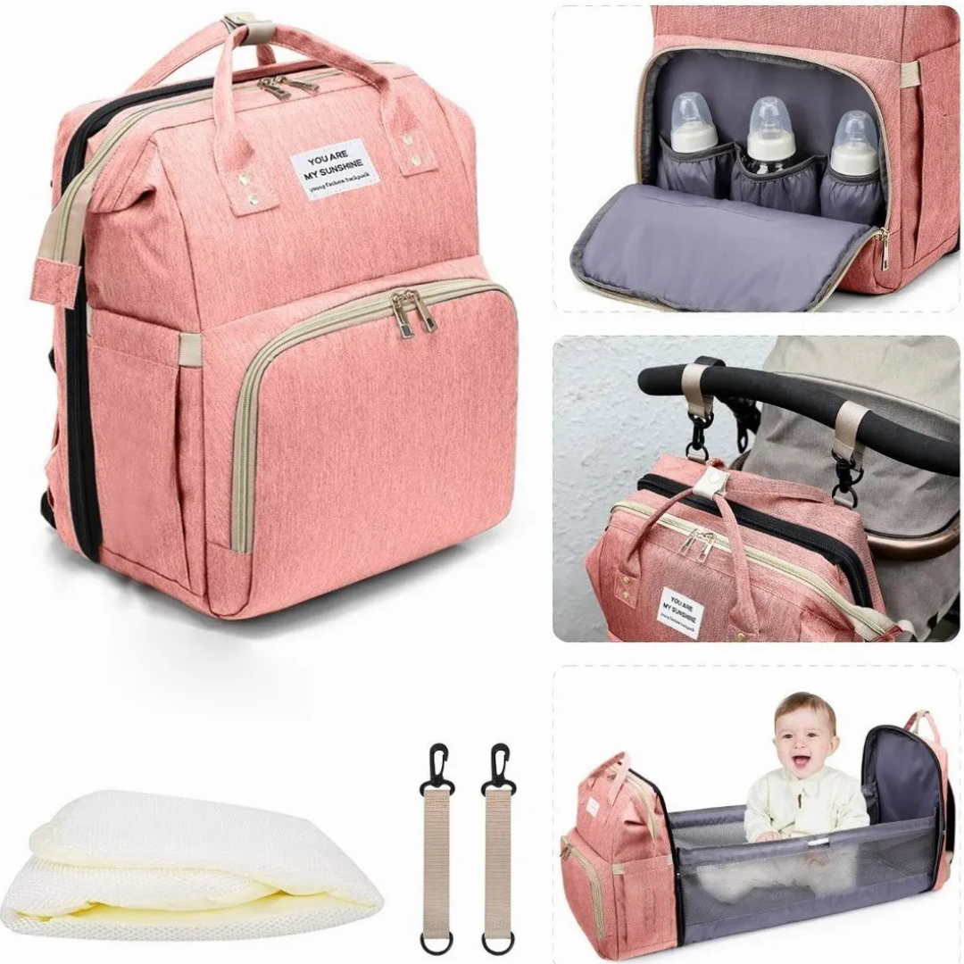 ¡Transforma tus viajes con la Panalera Cambiador Bebe Morral Con Usb!